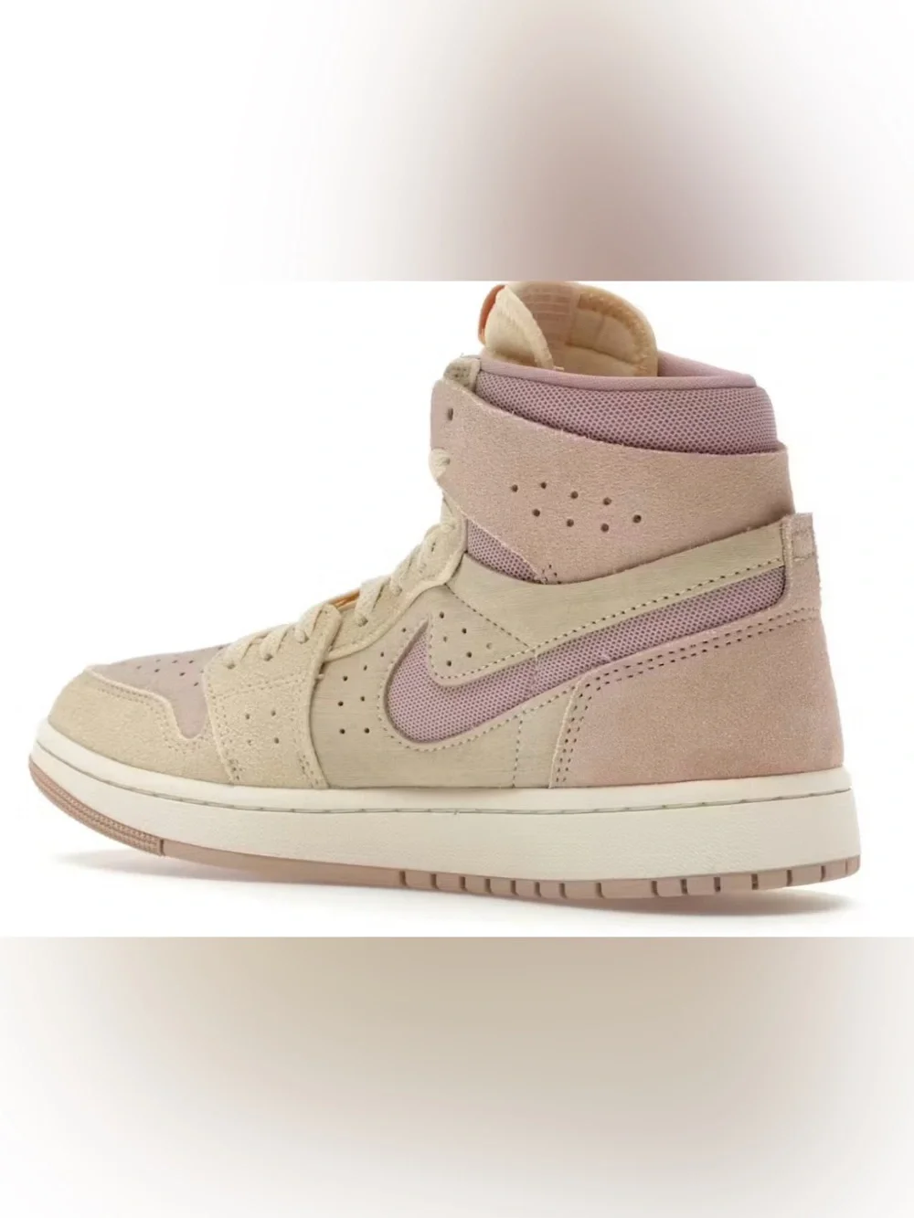 Nike Women’s High-Top Sneakers in Pale Pink and Cream